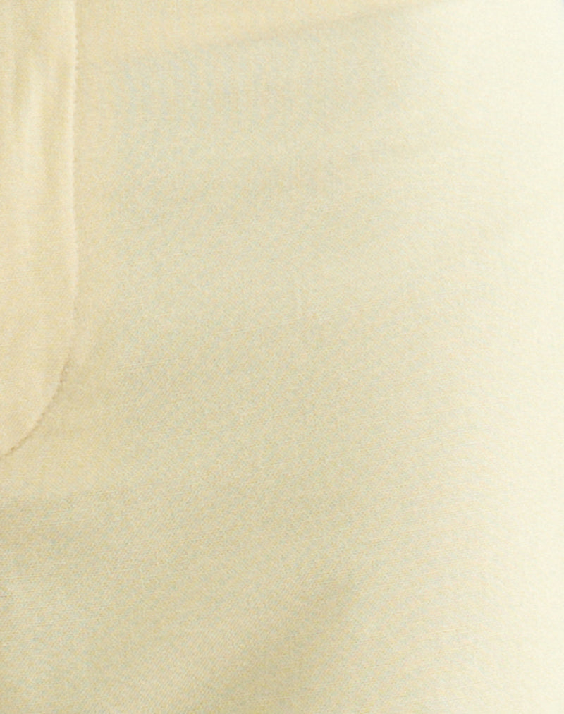 Curisa Trouser with Side Tie in Lemon