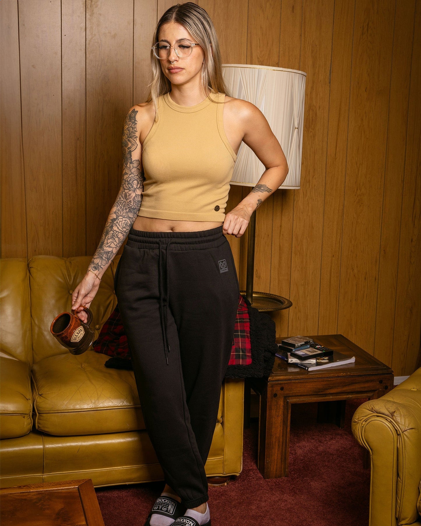 Women's Pocket Sweatpants - Black