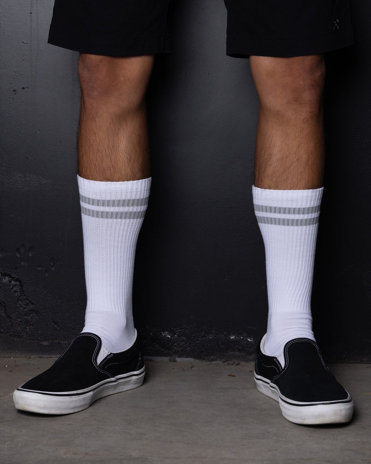 3pk Premium Crew Socks - White