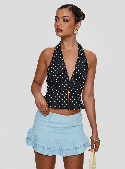 Pleasing Top Polka Dot