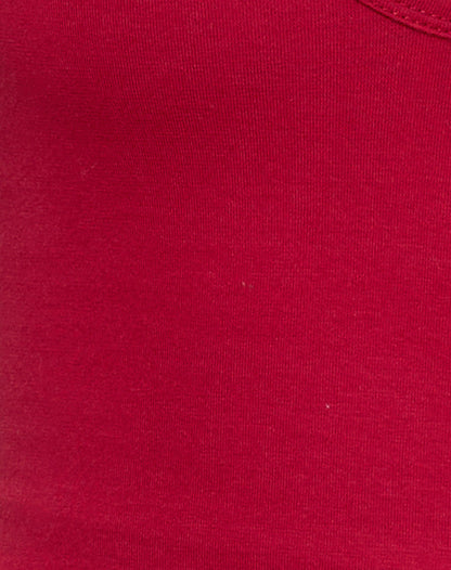 Arlet Plunge Bodysuit in Adrenaline Red