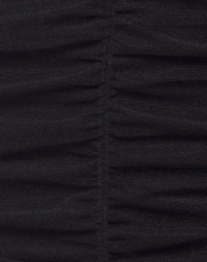 Azalea Dress in Sheer Knit Black