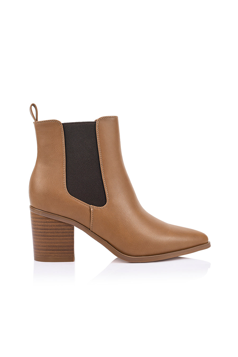 Abbie Chelsea Ankle Boots - Tan