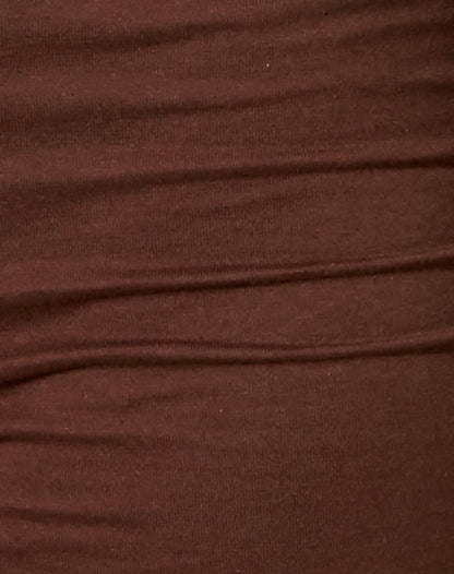 Ben Hot Pant in Lycra Deep Mahogany