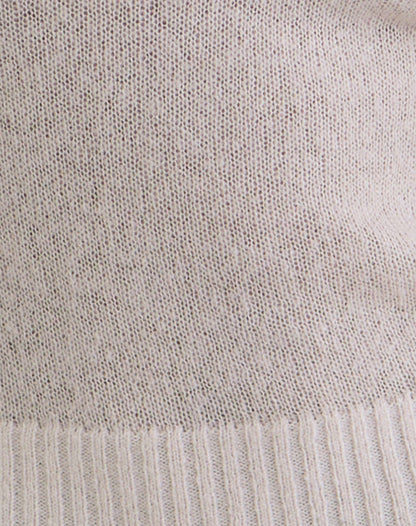 Bentala Turtleneck Jumper in Knit Ecru