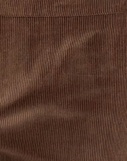 Blazira Short in Whale Cord Brown