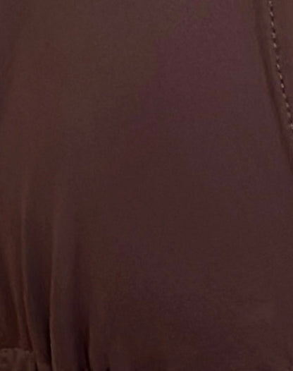 Cerry Bikini Top with Bead in Brown