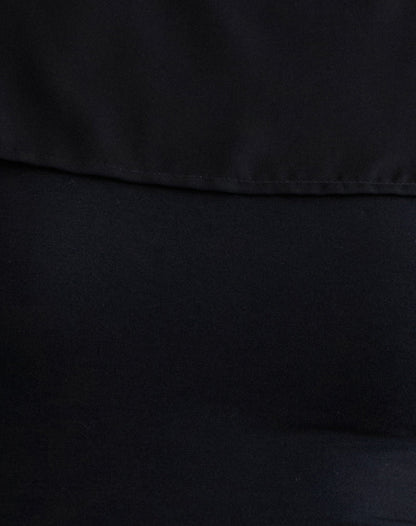 Cirata Top in Rayon Jersey Chiffon Black