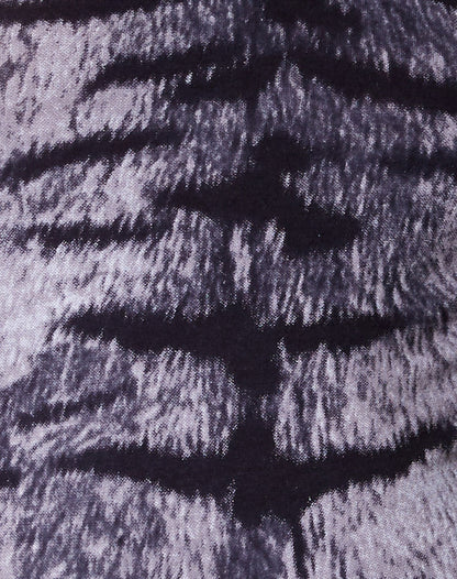 Clars Vest Top in Tiger Full Silver