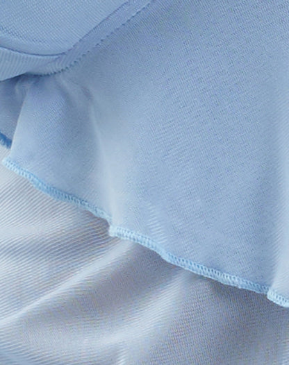 Cojira Mesh Butterfly Top in Baby Blue