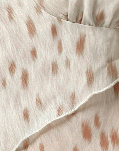 Cojira Top With Scarf in Bambi Ivory