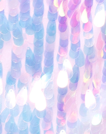Colete Slip Dress in Opal Unicorn Sequin Pink