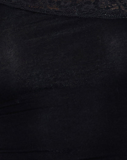 Cordia One Shoulder Top in Black