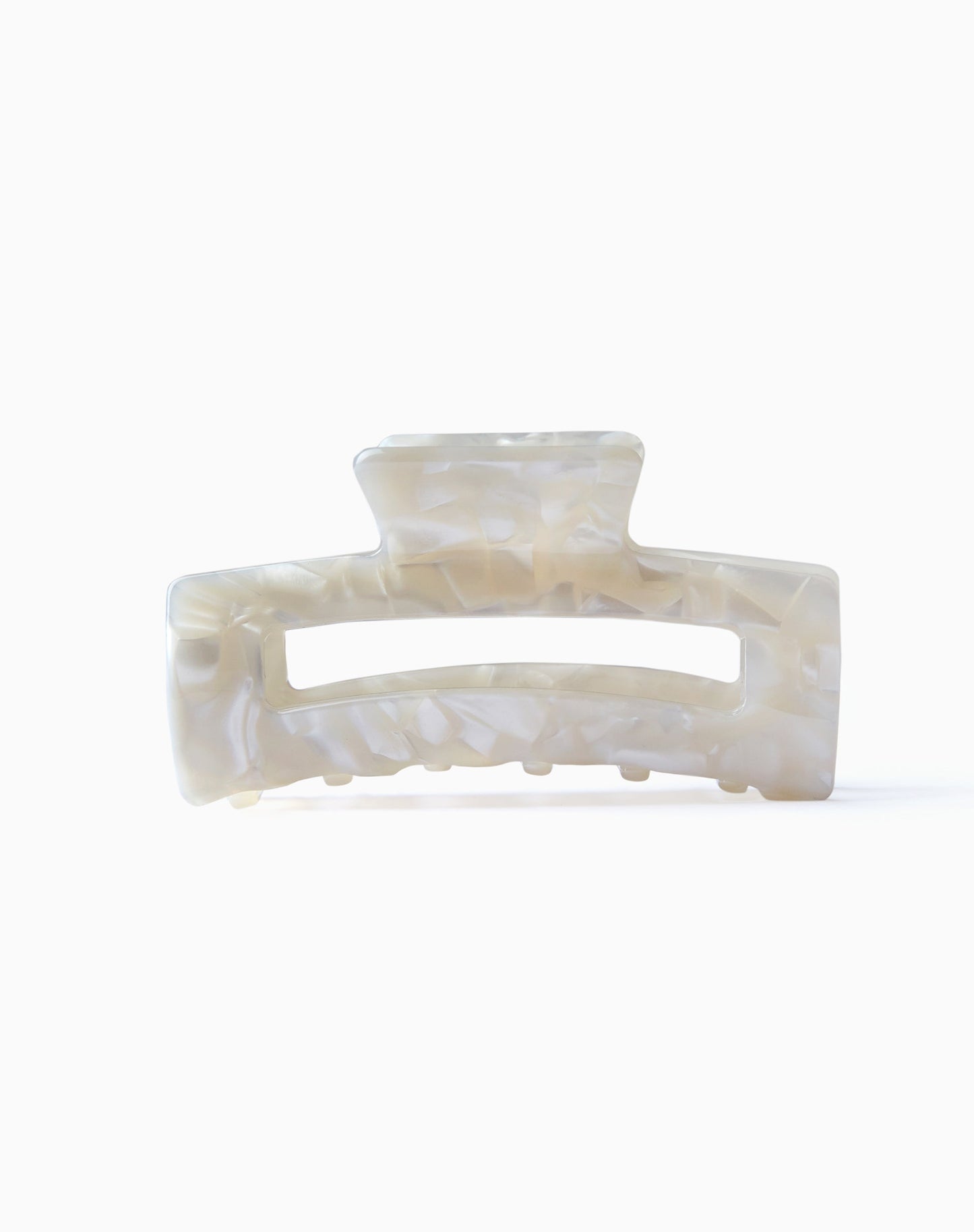 Coria Hair Claw in Ivory