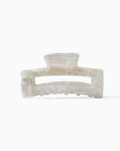 Coria Hair Claw in Ivory
