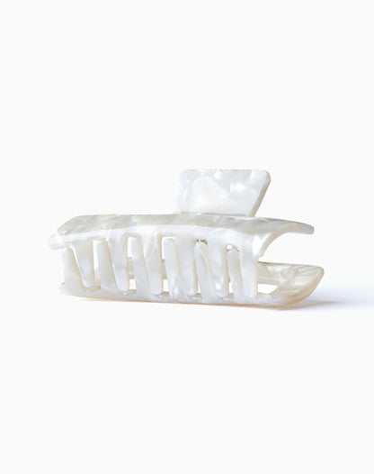 Coria Hair Claw in Ivory