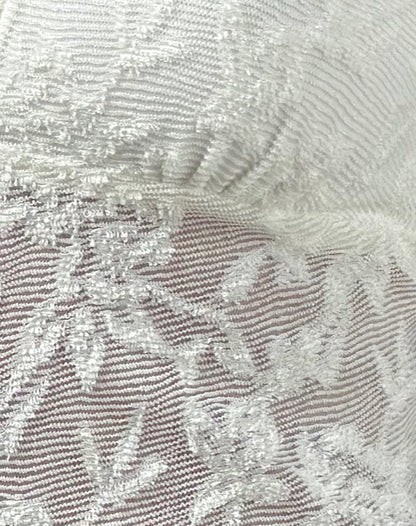Cosimo Halterneck Top in Jacquard Knit Ivory