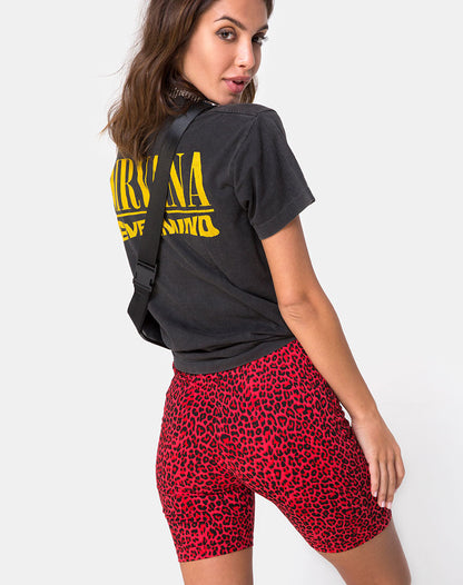 Cycle Short in Coloured Animal