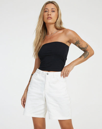 Dad Short in True White