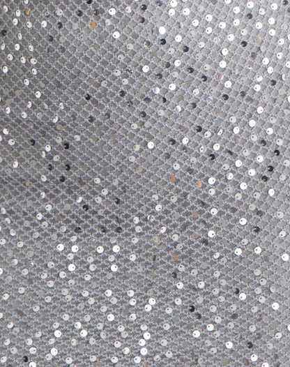 Dalanis Mini Dress in Sheer Sequin Silver