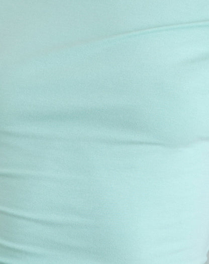 Danama One Shoulder Top in Rayon Jersey Aqua
