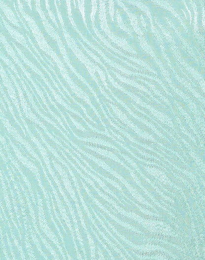 Datista Slip Dress in Zebra Aquamarine