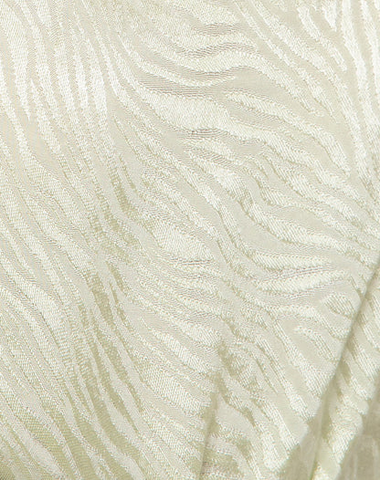 Datista Dress in Satin Zebra Pistachio