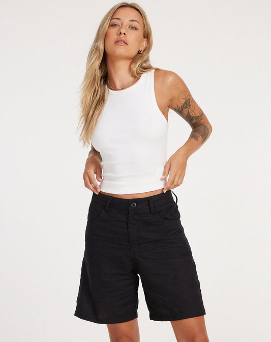 Della Shorts in Black