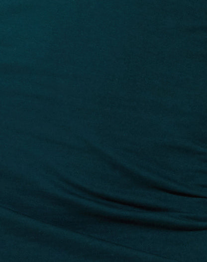 Delray Long Sleeve Bodycon Dress in Lycra Forest Green