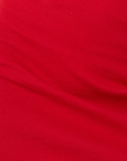 Desak Mini Dress in Rib Racing Red