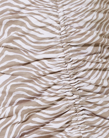 Dilada Bodycon Dress in Tonal Zebra