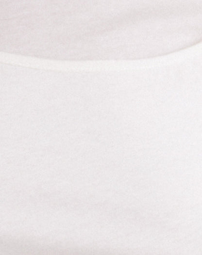 Dolman Tee in Tissue Jersey Off White