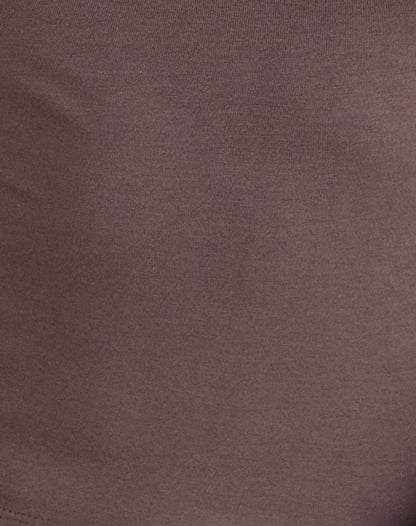 Donela Long Sleeve Top with Flower Ring in Coffee Quartz