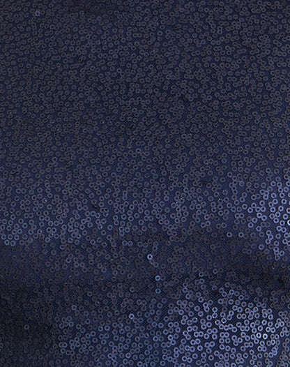 Dudley Vest Top in Drape Sequin Navy