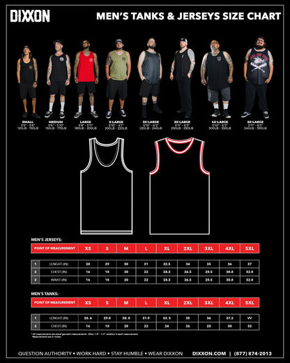 Black Stars Tank - Red