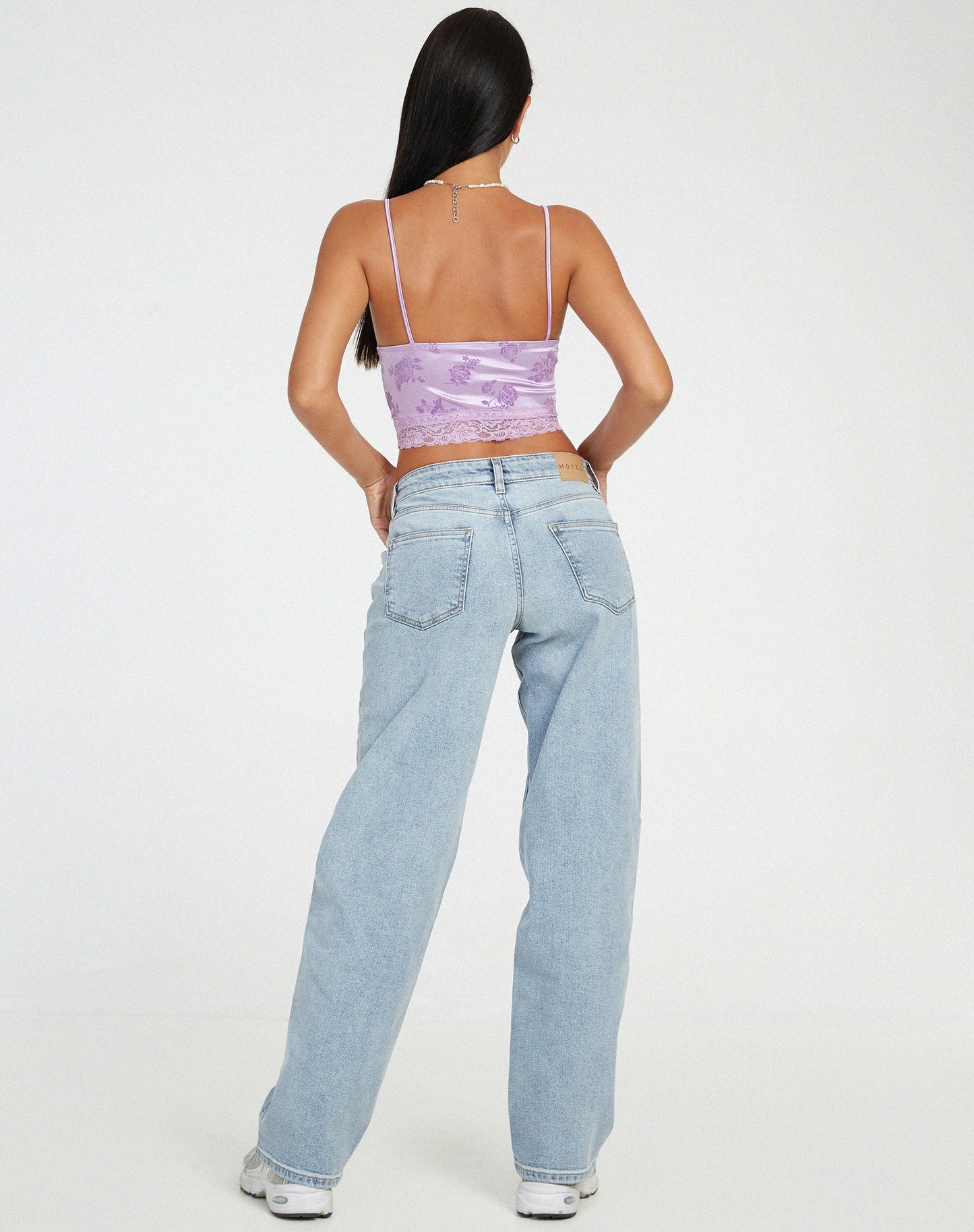 Dyrana Crop Top in Rose Flock Lilac