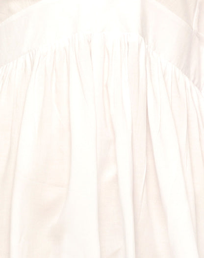 Eclipse Kimono Sleeve Playsuit in White