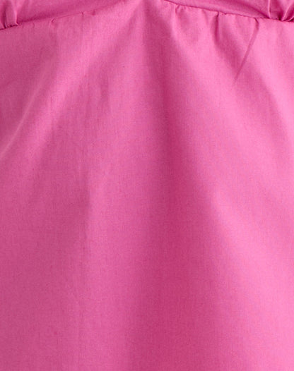Eldana Halterneck Top in Poplin Pink Rose