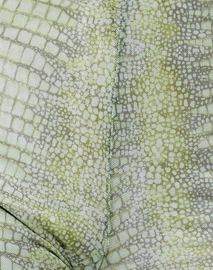Devan Trouser in Lime Croc