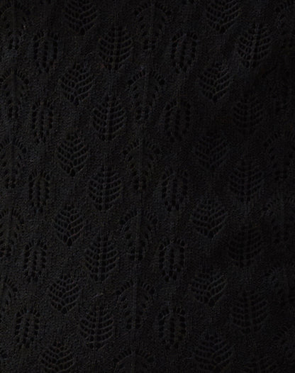 Caroline Strappy Maxi Dress in Mesh Black