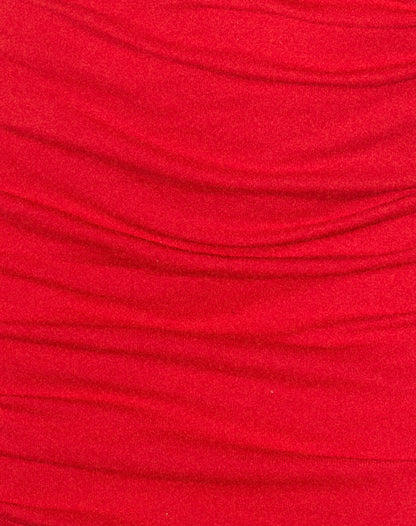 Ady Bodycon Dress in Rib Racing Red