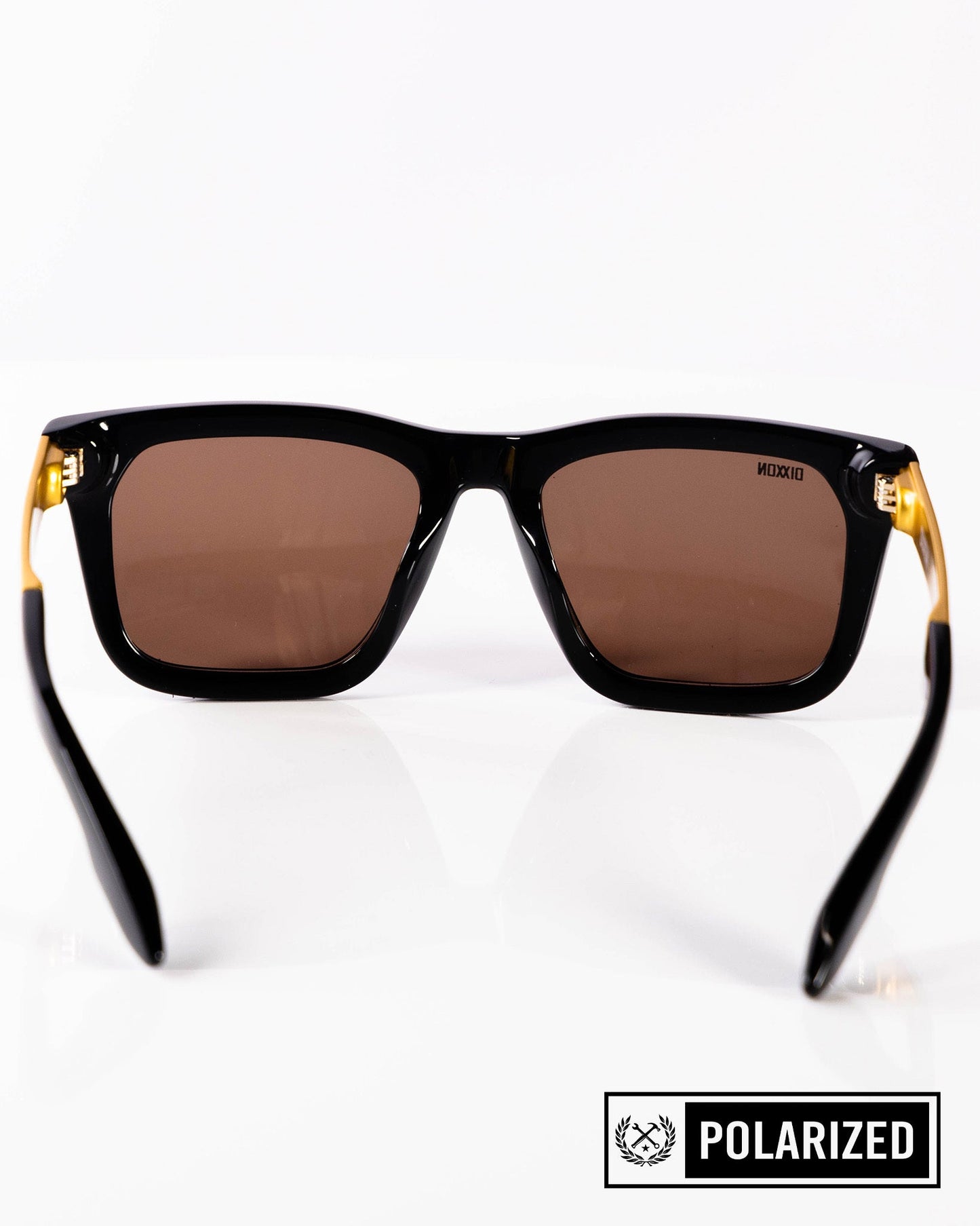 Anvil Metal Sunglasses - Brown & Bronze Polarized