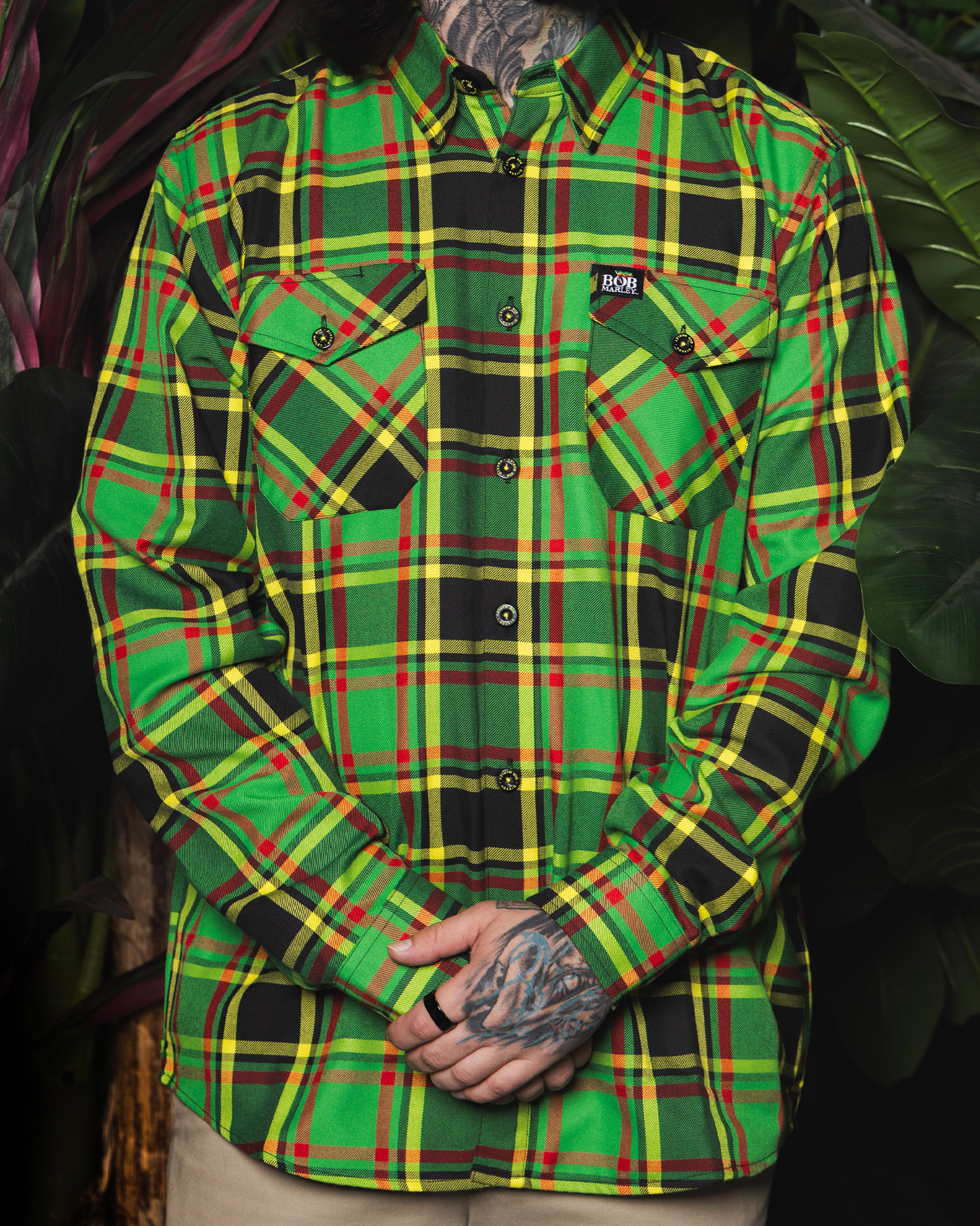 Bob Marley 2026 Flannel