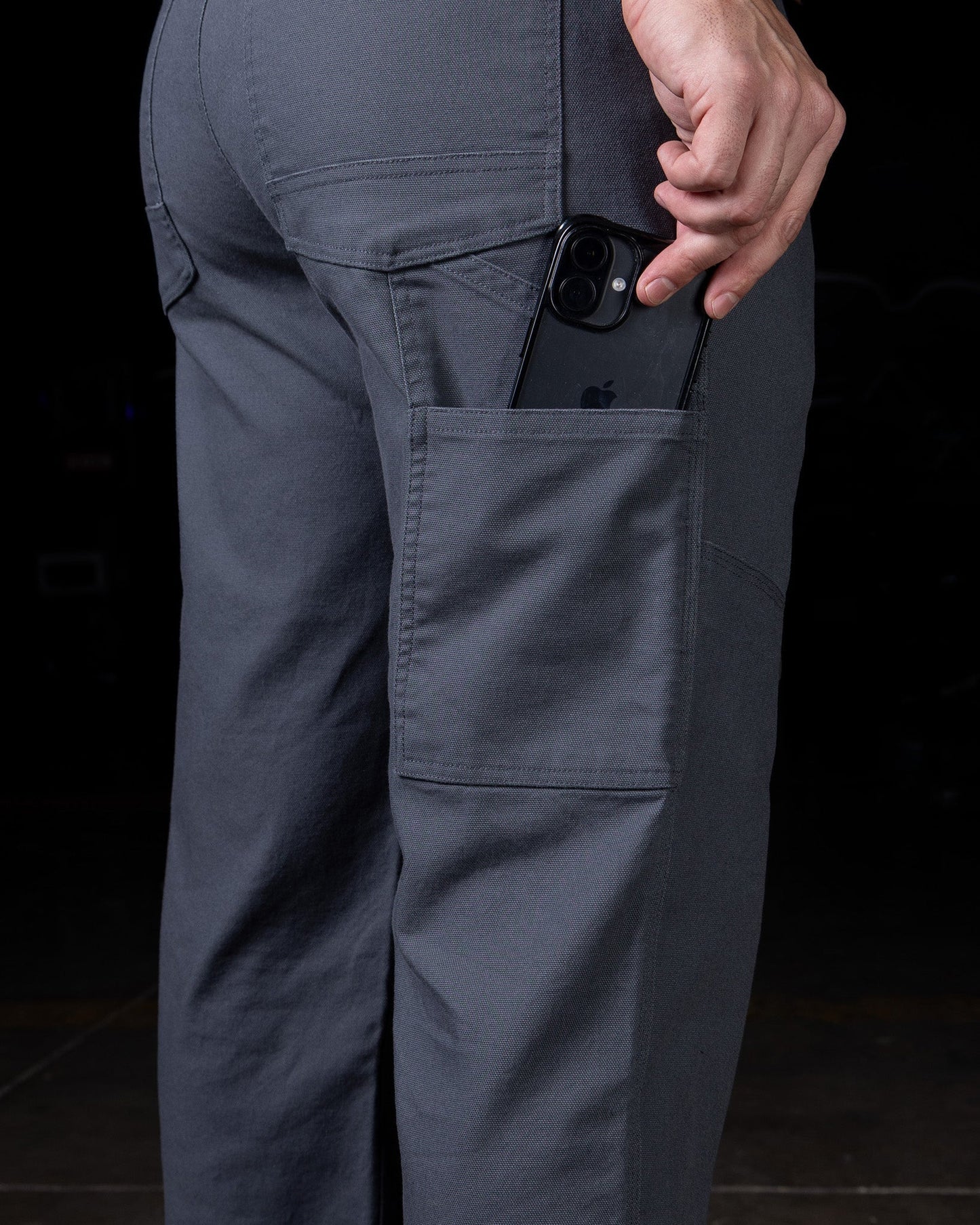Canvas Work Pants - Gray