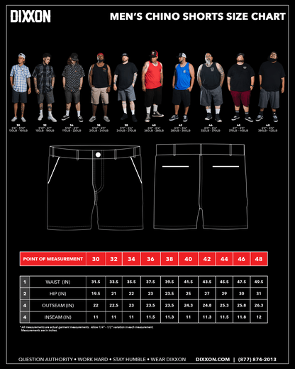 Chino Shorts - Charcoal