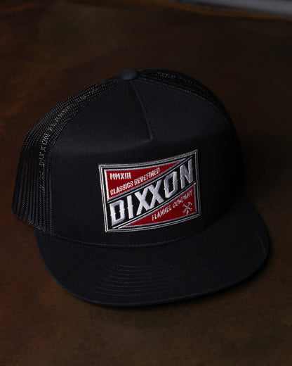 Classics Redefined Flat Bill Trucker Snapback - Red, White, & Black