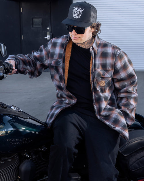 Copperline Sherpa Lined Flannel Jacket