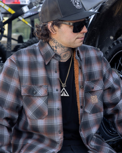 Copperline Sherpa Lined Flannel Jacket