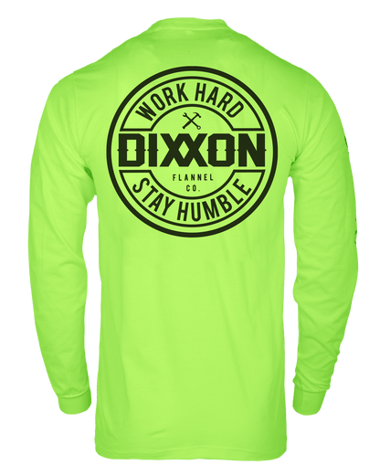 Corpo Hi Vis Long Sleeve T-Shirt - Safety Green