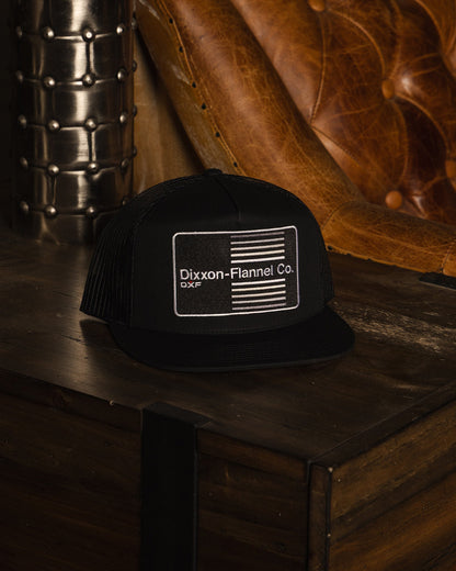 DXF Stripe Flat Bill Trucker Snapback